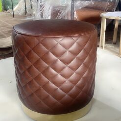 Ghế Đôn Tròn Trám Chân Mạ PVD_9