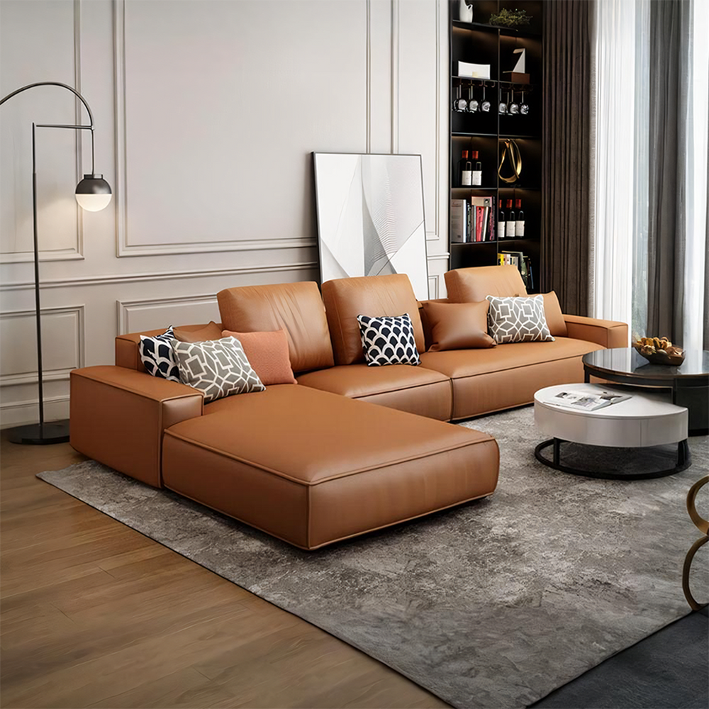 Sofa góc da The Manor