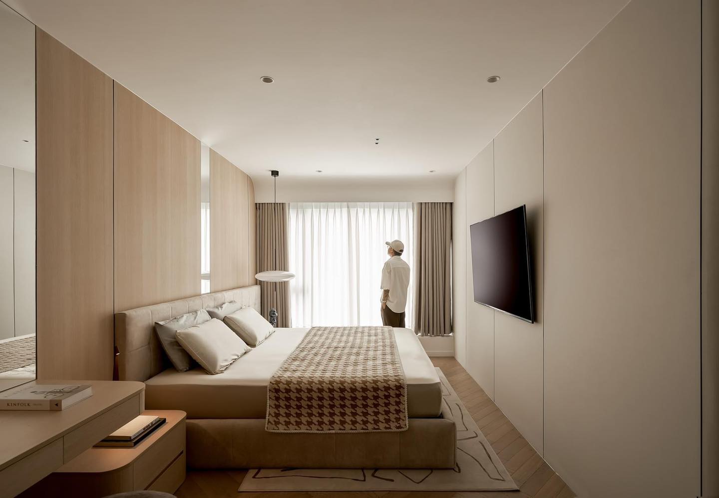 giường ngủ bọc nệm mang lại cảm giác ấm áp nhẹ nhàng